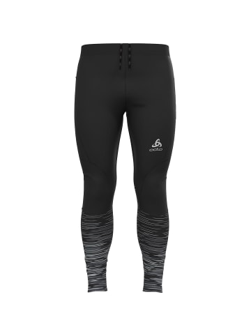 Odlo Wintertights Zeroweight Warm Reflective in Schwarz