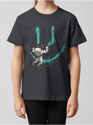 wat? Apparel T-Shirt Graffiti Astronaut in Grau