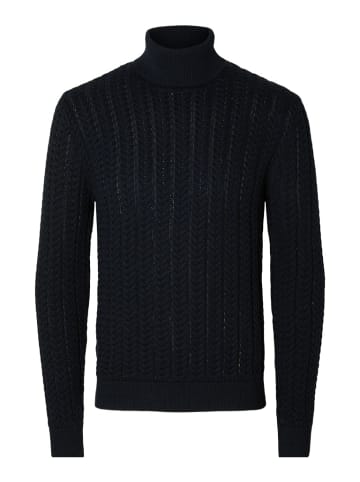 Selected Rollkragenpullover für Damen in blau