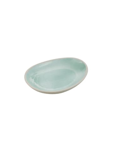 APS Teller CALA in grün - 19 x 14,5 cm, H: 2,5 cm