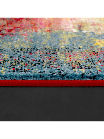 KADIMA DESIGN Teppich Kurzflor Abstrakt Wohnzimmer in Mehrfarbig
