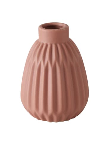 Boltze Keramikvase ESKO, handbemalt in Rosa, Ø 10 x (H) 13 cm