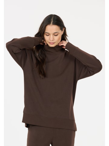 Athlecia Sweatshirt Yunes in 1294 Chocolate Torte