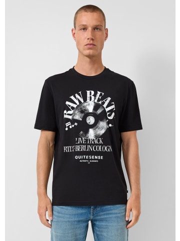 QS T-Shirt in 99D0_schwarz