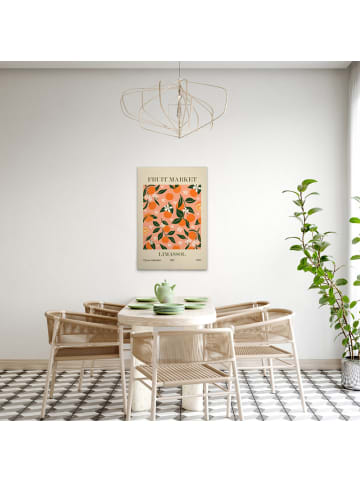 A.S. Création Leinwandbild Canvas Fruit Market Beige