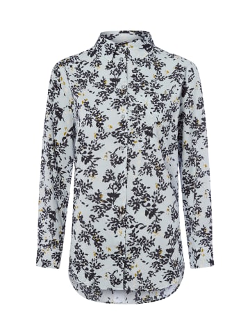 Marc O'Polo Bluse in hellblau schwarz - 0002