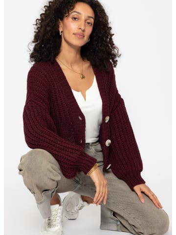 SASSYCLASSY Geripptes Langarmshirt in weiß