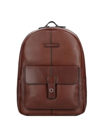 The Bridge Biagio Rucksack Leder 41 cm Laptopfach in marrone-rutenio palladio