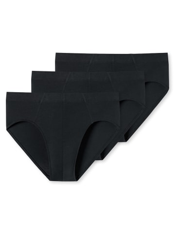 Schiesser Slip 3er Pack in Schwarz