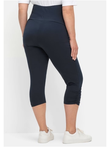 sheego Umstands-Leggings in tiefblau