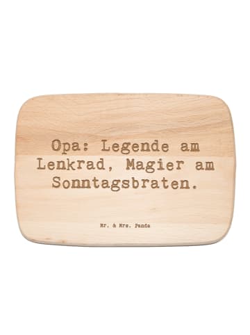 Mr. & Mrs. Panda Küchenbrett Spruch Opa Legende mit Spruch in Transparent