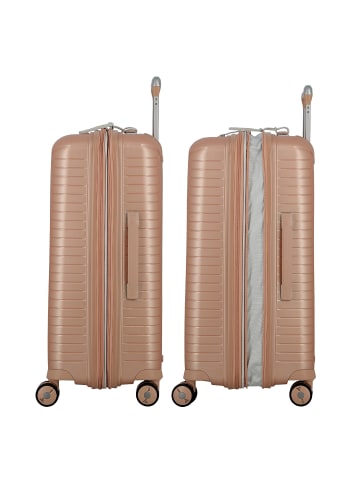 Jump Evae 4 Rollen Trolley 66 cm mit Dehnfalte in rose pâle