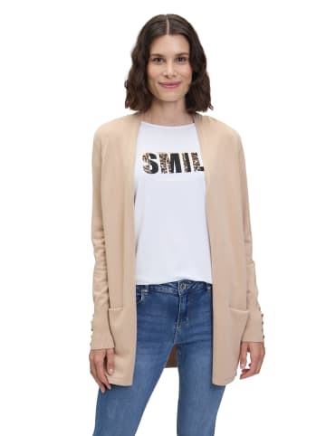 Betty Barclay Feinstrickjacke mit Taschen in Beige