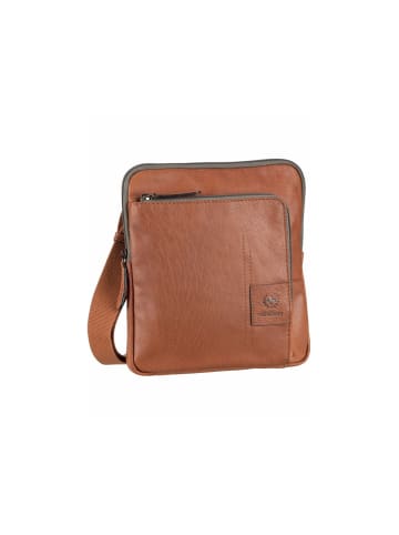 Strellson Schultertasche für Herren in cognac in cognac