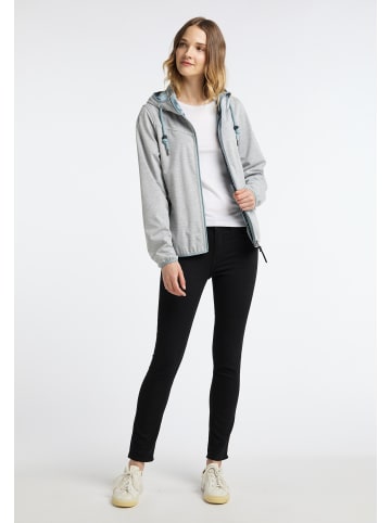 Schmuddelwedda Damen Funktionsjacke in Hellgrau Melange Icemint