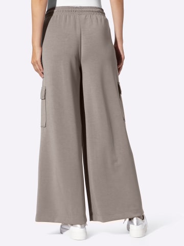 Heine Jerseyhose in taupe