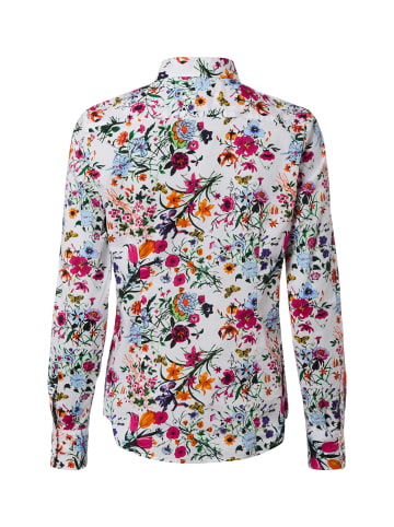 Bluse in weiß mehrfarbig - 0114