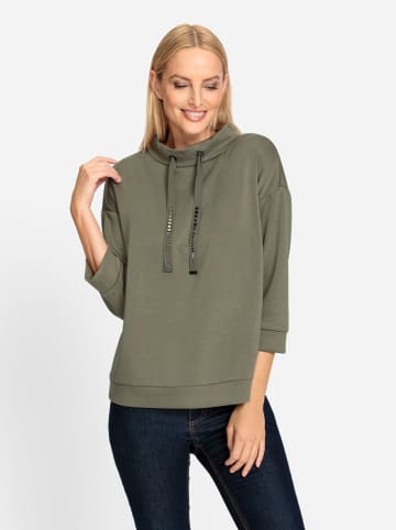 Heine Sweatshirt in khaki