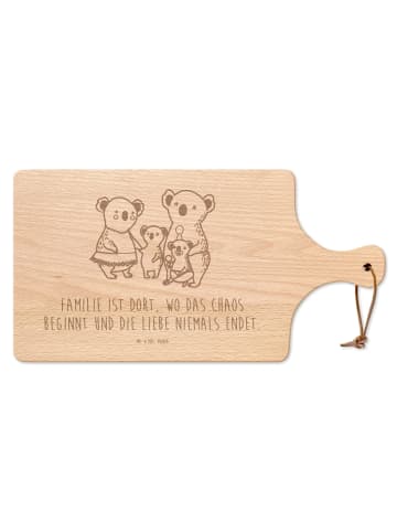 Mr. & Mrs. Panda Pizzabrett Koala Familie mit Spruch in Transparent