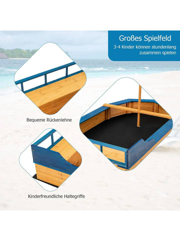 COSTWAY Sandkasten in Bunt