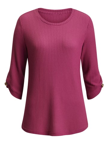 LASCANA 3/4-Arm-Shirt in beere