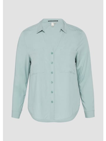 QS Bluse in 7217_salbeigrün
