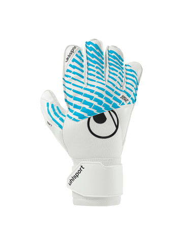 uhlsport  Torwarthandschuhe FM Cybertec Soft Pro Kids in weiß/cyberblau/schwarz
