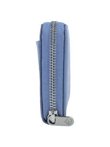 Esquire Viktoria Geldbörse RFID Leder 19 cm in taubenblau