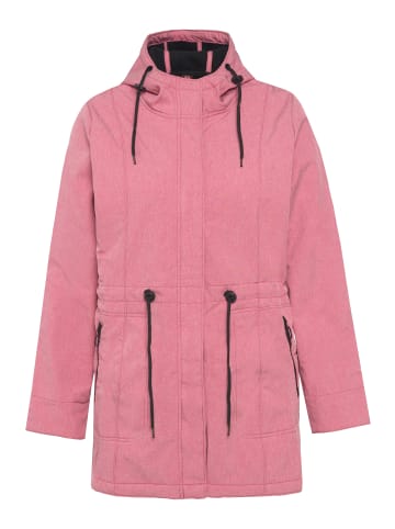 Ulla Popken Softshelljacke in melonenrosa