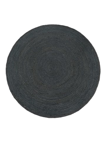 KADIMA DESIGN Baumwollteppich Boho wendbar in Anthrazit