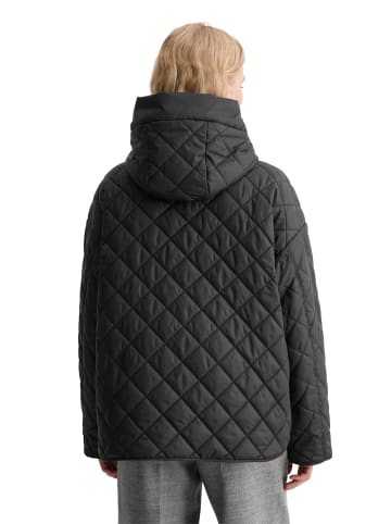 Marc O'Polo Kapuzen-Steppjacke relaxed in Schwarz