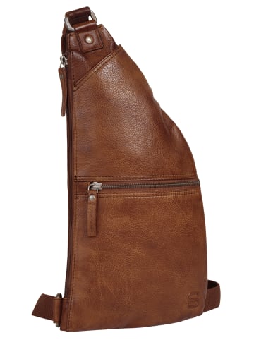 SPIKES & SPARROW Crossover Bag in cognac