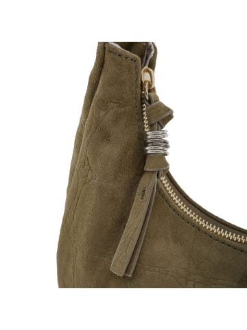FREDs BRUDER Velvet Wild Umhängetasche Leder 26.5 cm in khaki