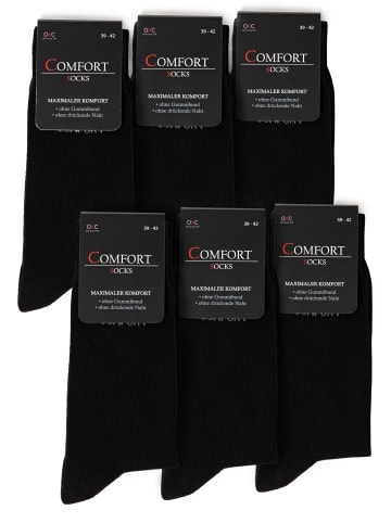 Occulto 6er Pack Komfort Socken  in Schwarz