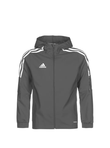 adidas Performance Trainingsjacke Tiro 21 in grau / weiß