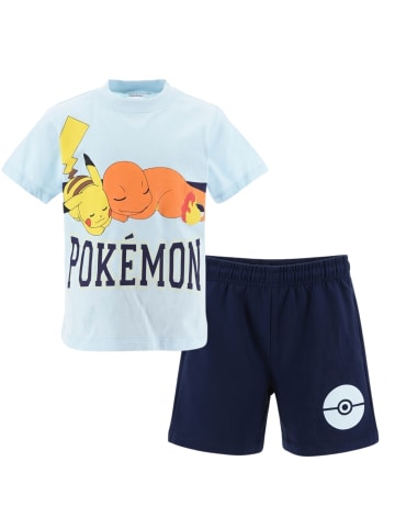 Pokémon Pokemon Pyjama mit Pikachu Design in blau
