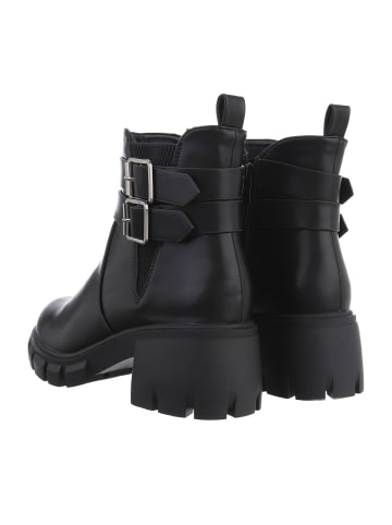 Ital-Design Stiefelette in Schwarz