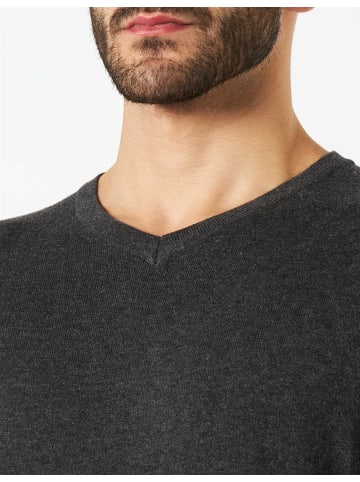 Jack & Jones V-Pullover für Herren in dunkel-grau