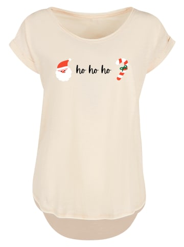 F4NT4STIC Long Cut T-Shirt Ho Ho Ho Weihnachten Christmas in Whitesand