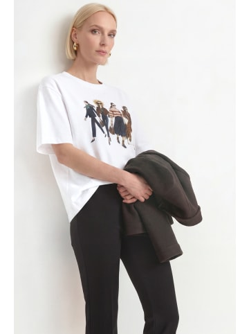 Rich & Royal T-Shirt in weiß mehrfarbig