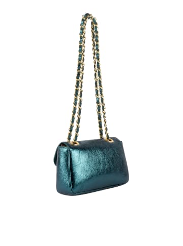 FELIPA Schultertasche Aus Leder in Aqua