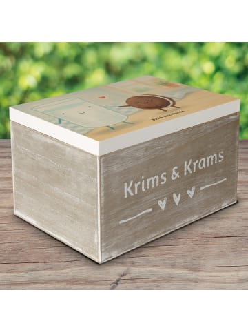 Mr. & Mrs. Panda Aufbewahrungsbox Milch Keks Design ohne Spruch in Weiß