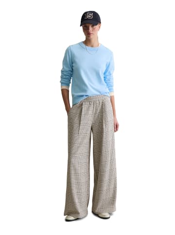 Marc O'Polo DENIM Karierte Hose wide in Offwhite