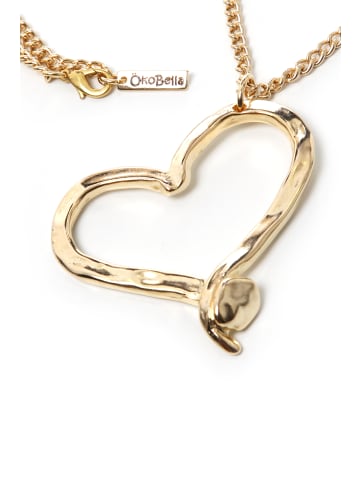 ÖkoBella Öko Halskette " Heart " in goldfarbig