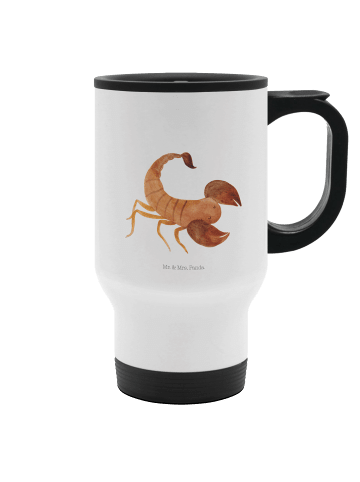 Mr. & Mrs. Panda To-Go-Becher Sternzeichen Skorpion ohne Spruch in Weiß