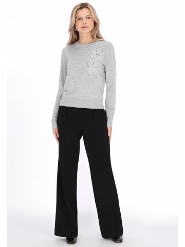 usha BLACK LABEL Women Sweater in light grey melange