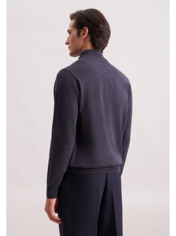 Seidensticker Quarter Zip Regular in Dunkelblau