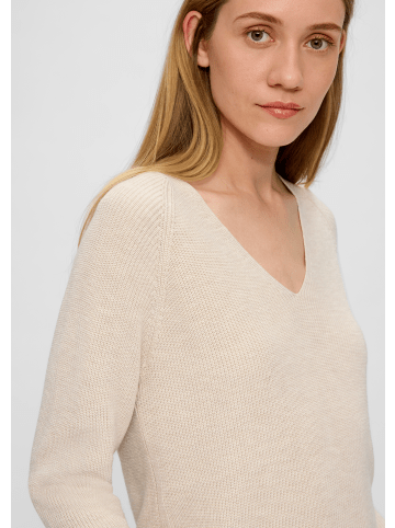 s.Oliver Strickpullover langarm in Beige