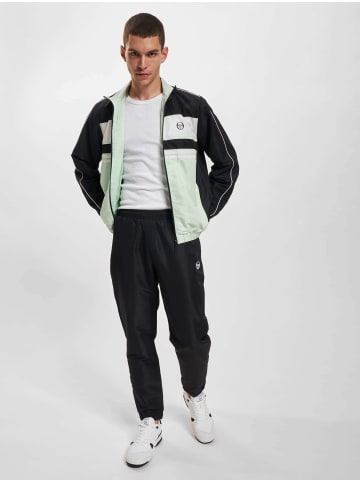 Sergio Tacchini Cargohose in black/green