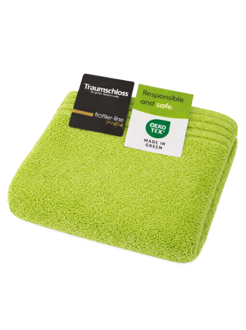 Traumschloss Frottier-Line Premium Handtuch in grün